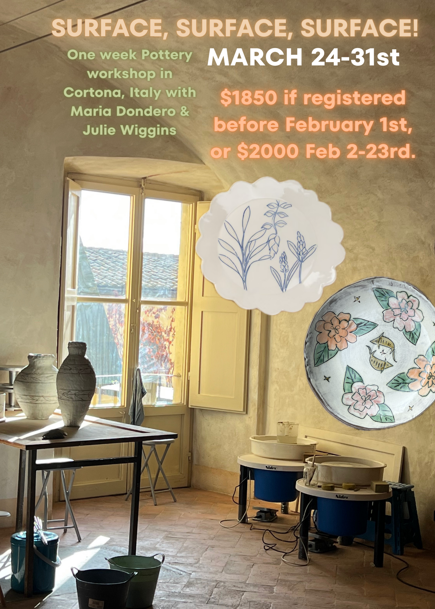 March Cortona Workshop deposit